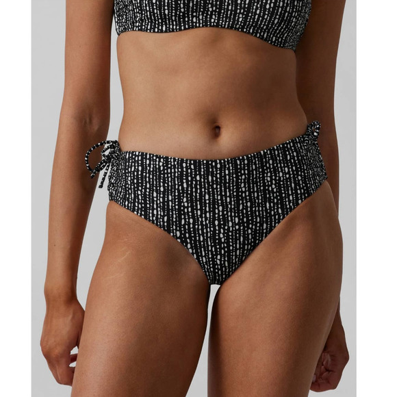 Athleta Other - NWT Athleta cinch full bikini swim bottom - XL - rice pearls black - XL